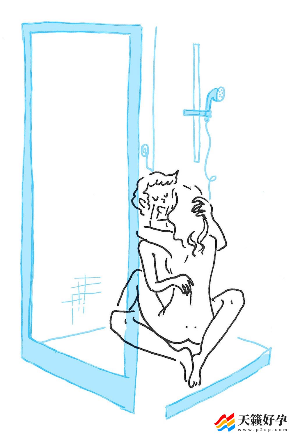 浴室play：8个最适合淋浴时的姿势体位(图7)